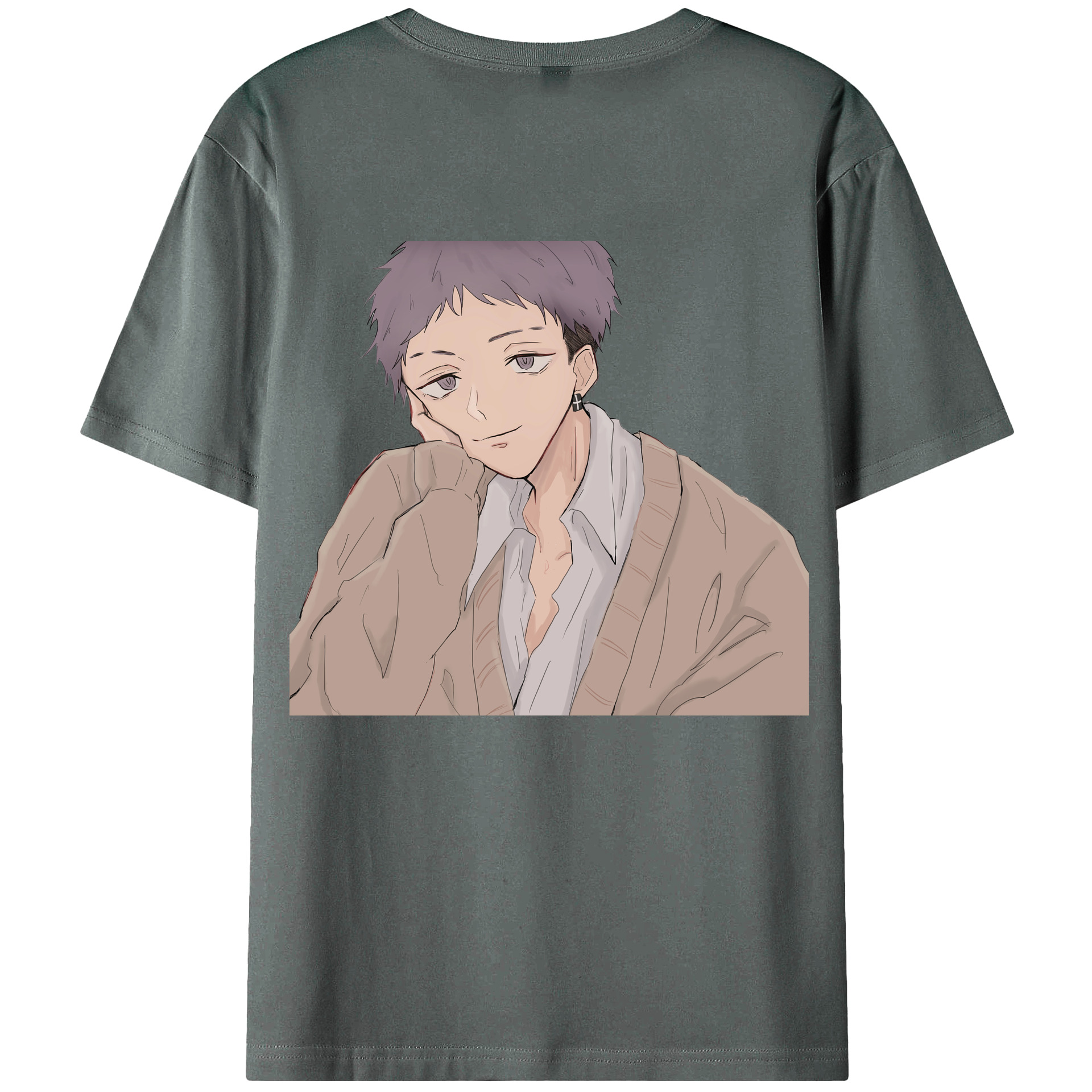 （画像用） 東京リベンジャーズ Tokyo Revengers 綿100％ メンズ半袖Tシャツ（バックプリント） 通気性